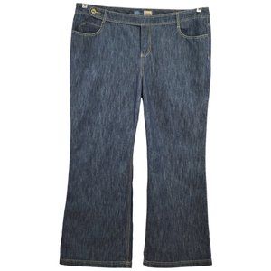 BEAU JEANS Size 24 W Dark Wash Denim